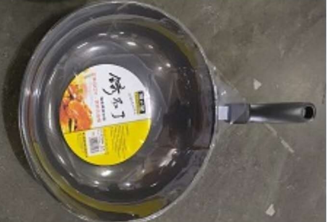 烹之宝锈不了蜂窝精铁炒锅32cm（挂件）产品图