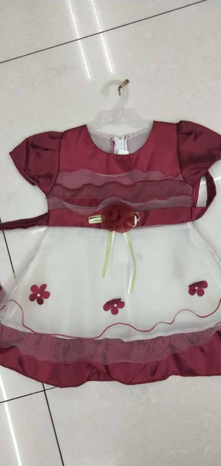 Red printed gauze skirt foreign trade thumbnail