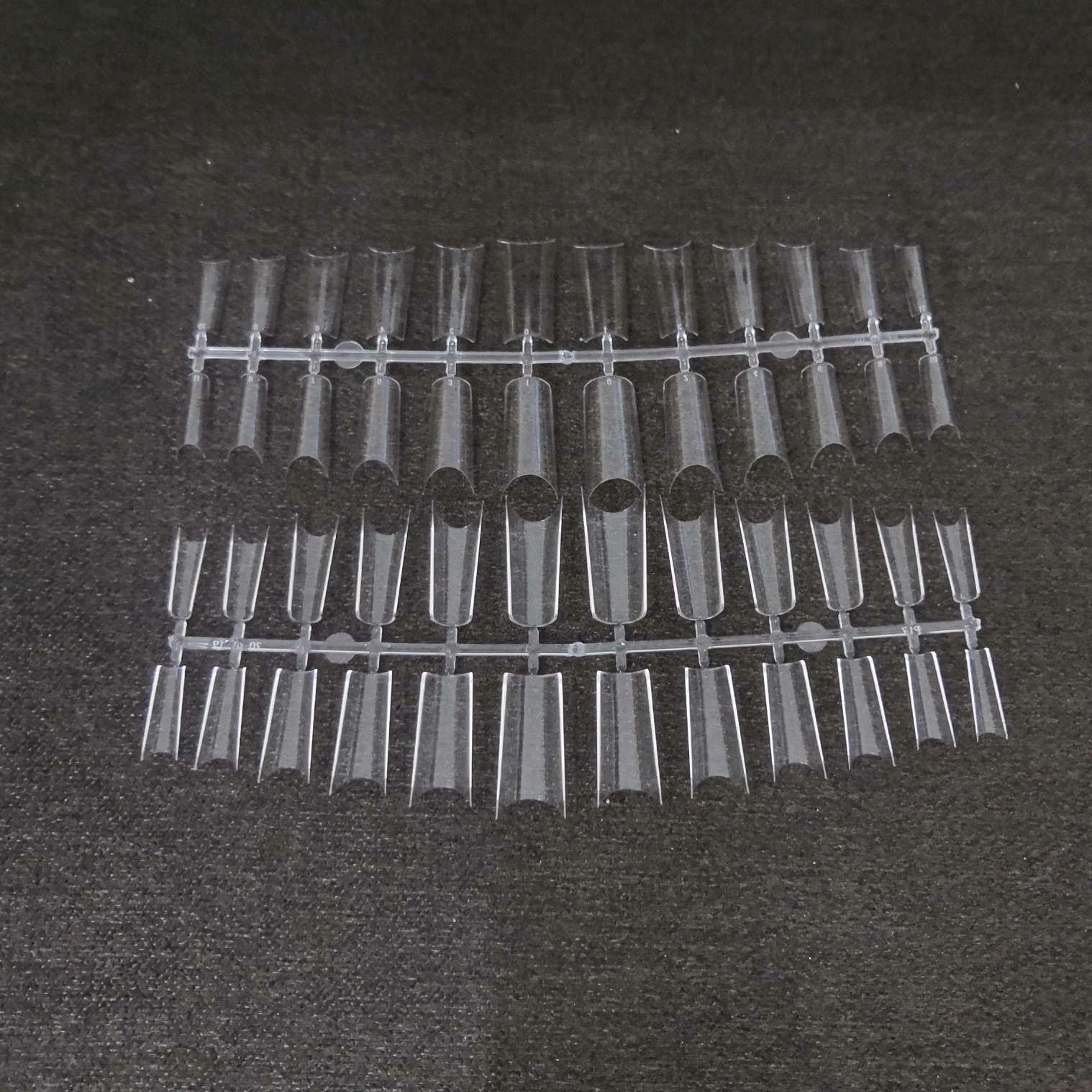 Nail art technique: French transparent and seamless nail plates, French nail plates, natural color nail plates undefined