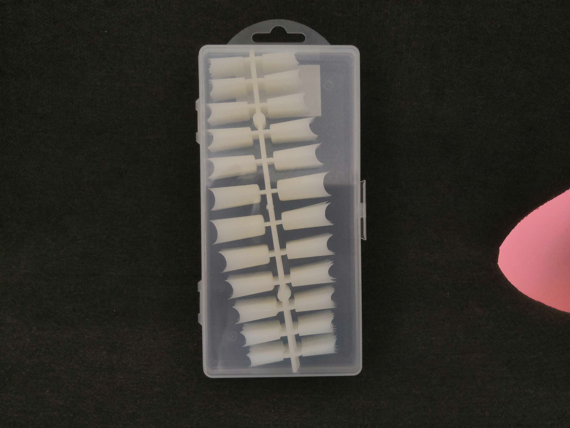 Nail art technique: French transparent and seamless nail plates, French nail plates, natural color nail plates Item Picture