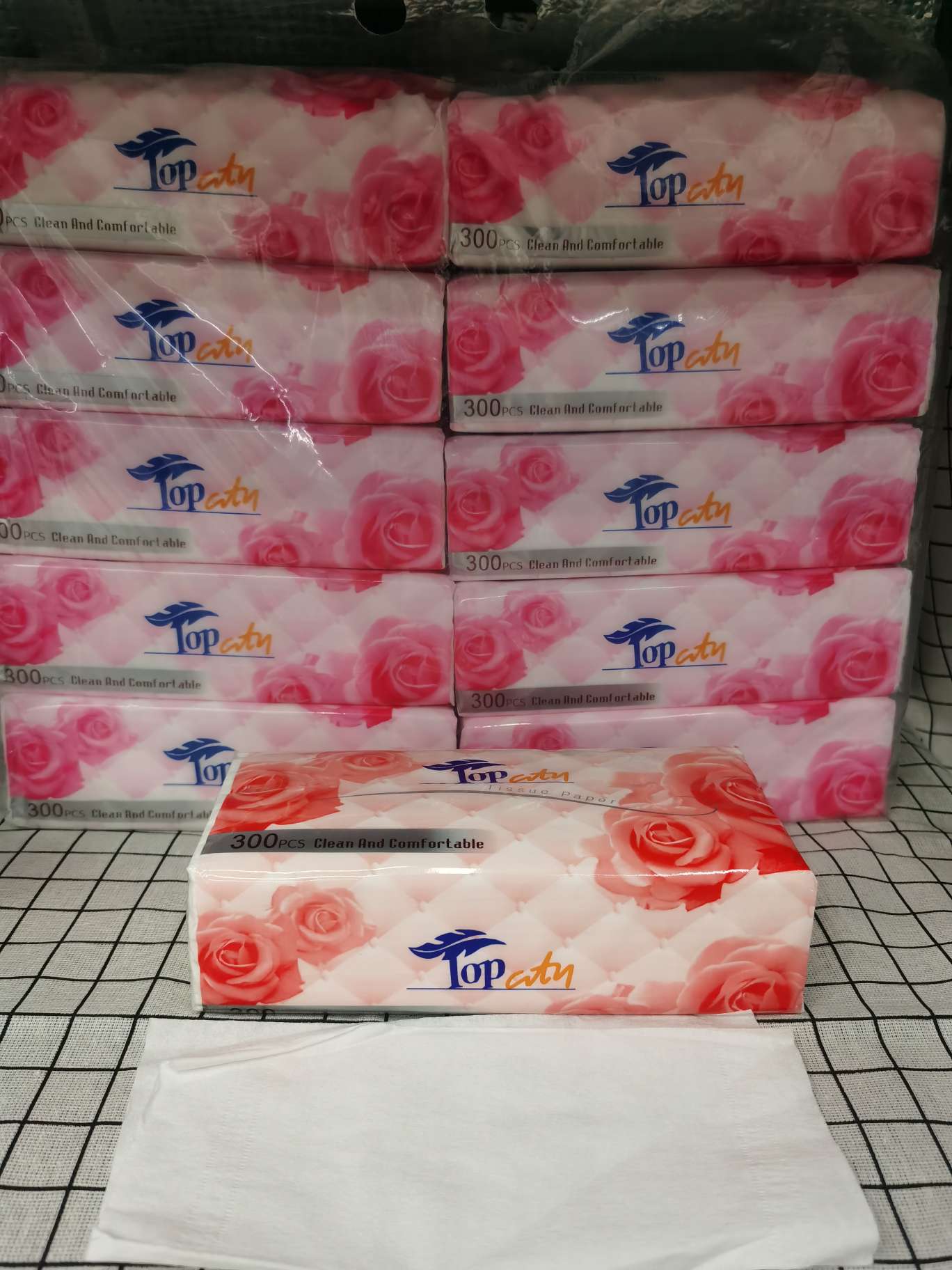 tissue paper: top city: red 
电联订做