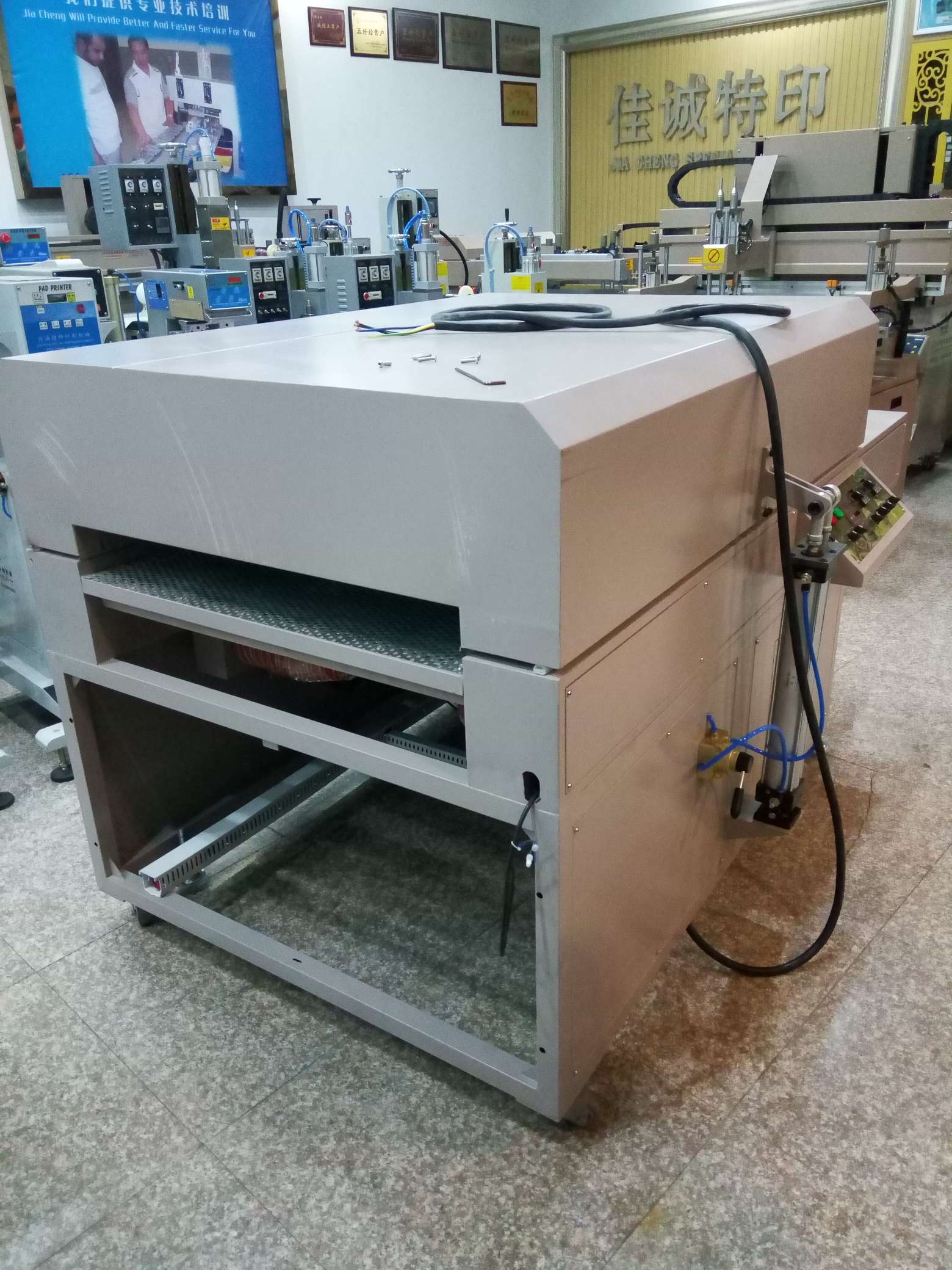 印刷机械设备烫画纸组合式隧道炉烘干机产品图
