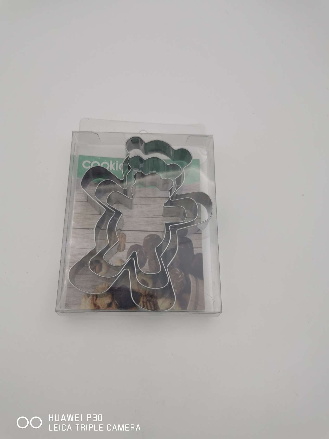 Stainless steel cake mold, vegetable and fruit cutter, DIY baking tool, cookie mold, gingerbread man 5-piece set Specification image