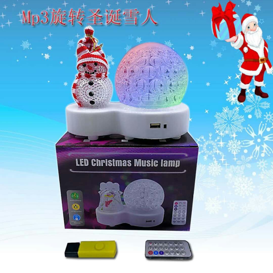 MP3雪人菠萝灯