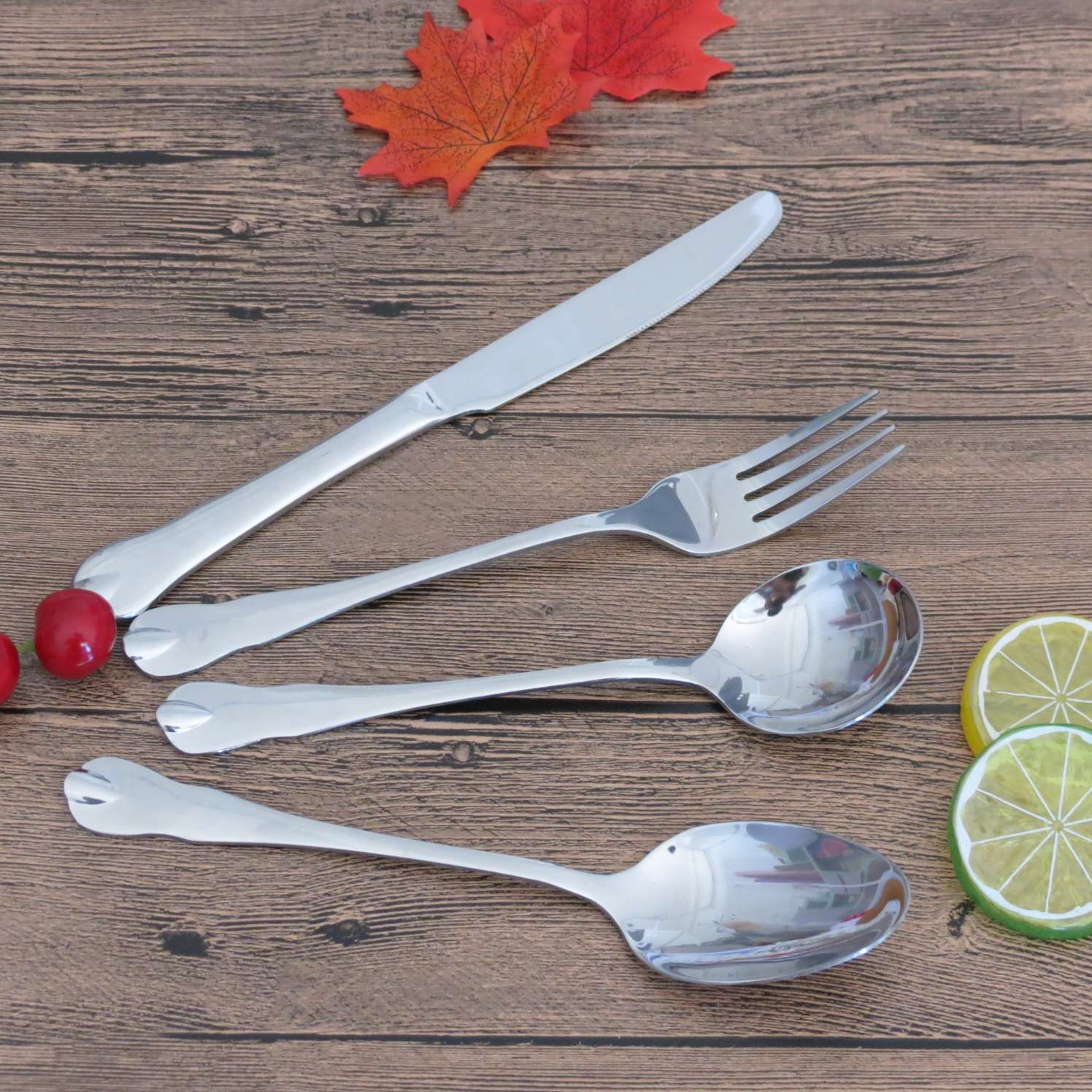 Stainless Steel Knife, Fork And Spoon Four-Piece Set