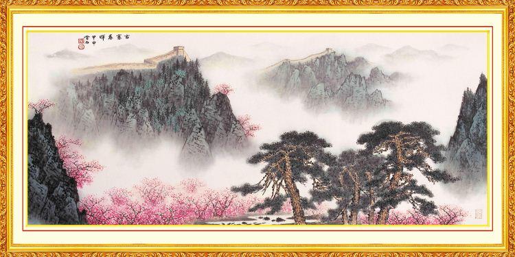 喷绘/风景/画布细节图