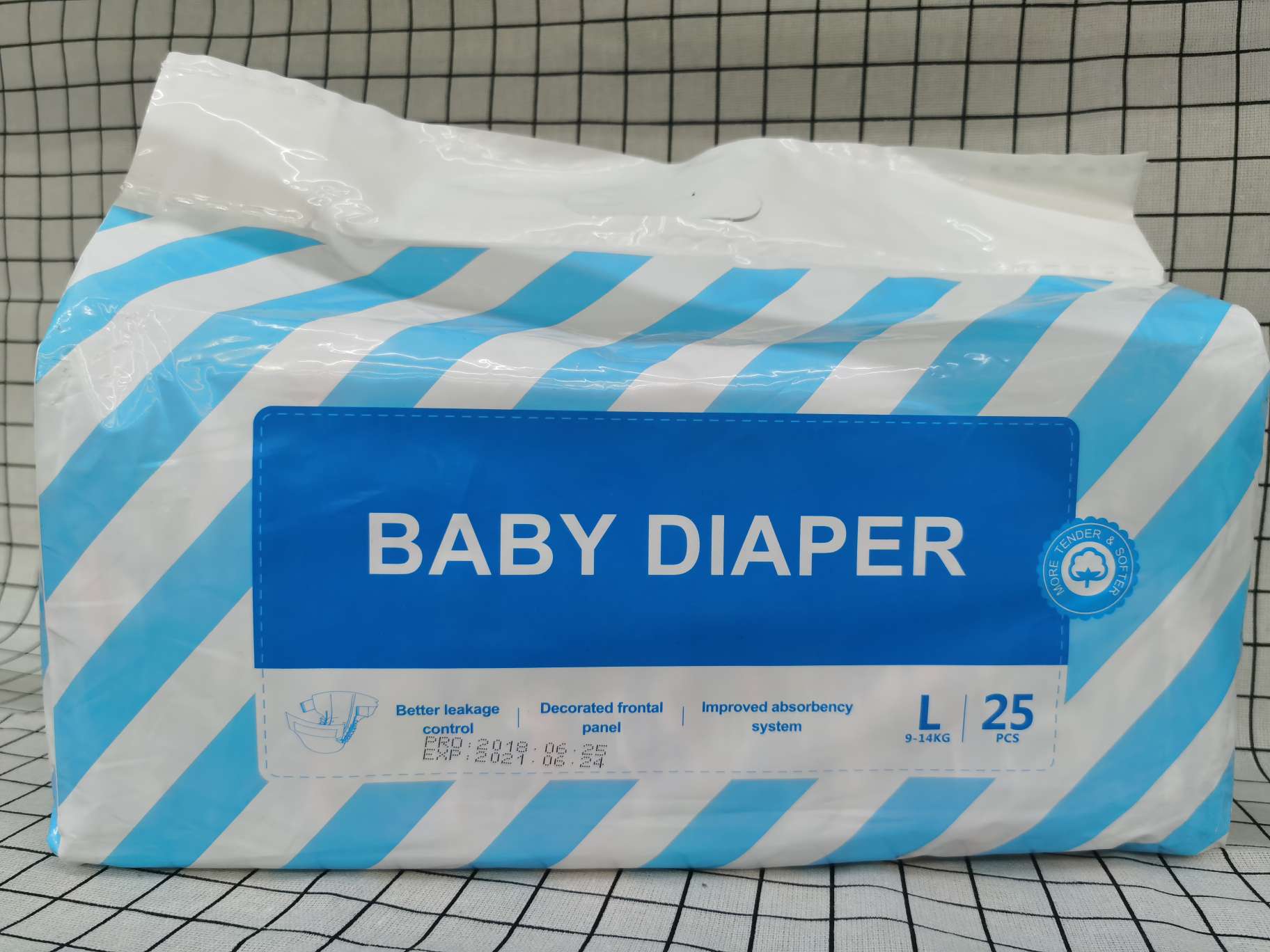 baby diaper: L: 25 pcs
电联订做