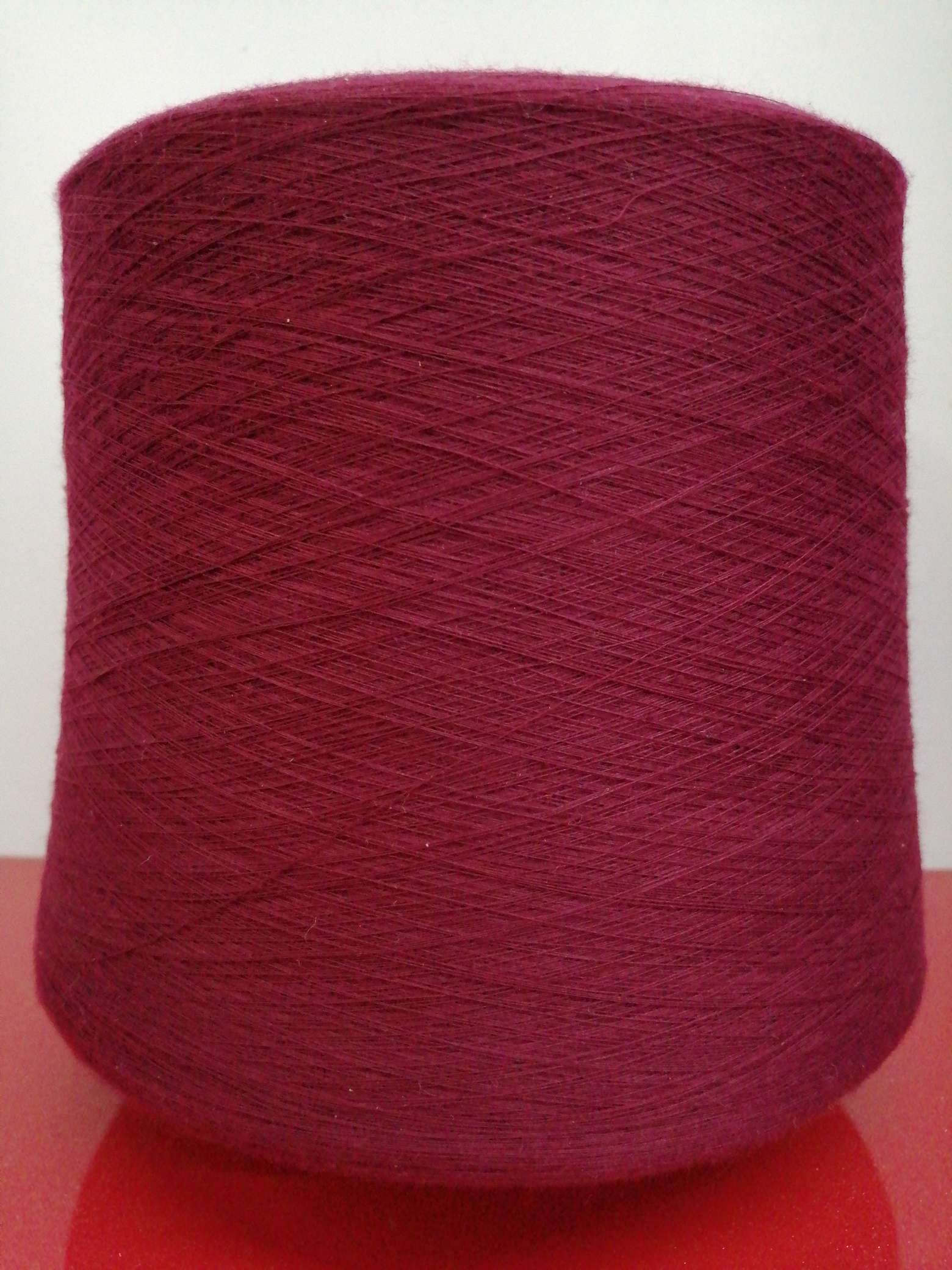The colorful gauze is wine red