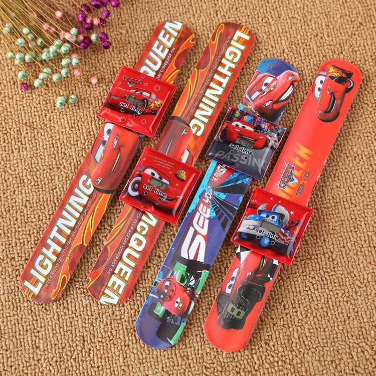 淘宝赠品儿童卡通啪啪圈手表定制  男款卡通电子啪啪表一件代发