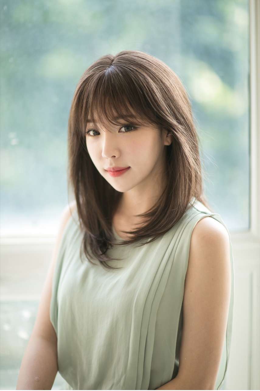 抖音网红直播热线空气刘海头套假发细节图