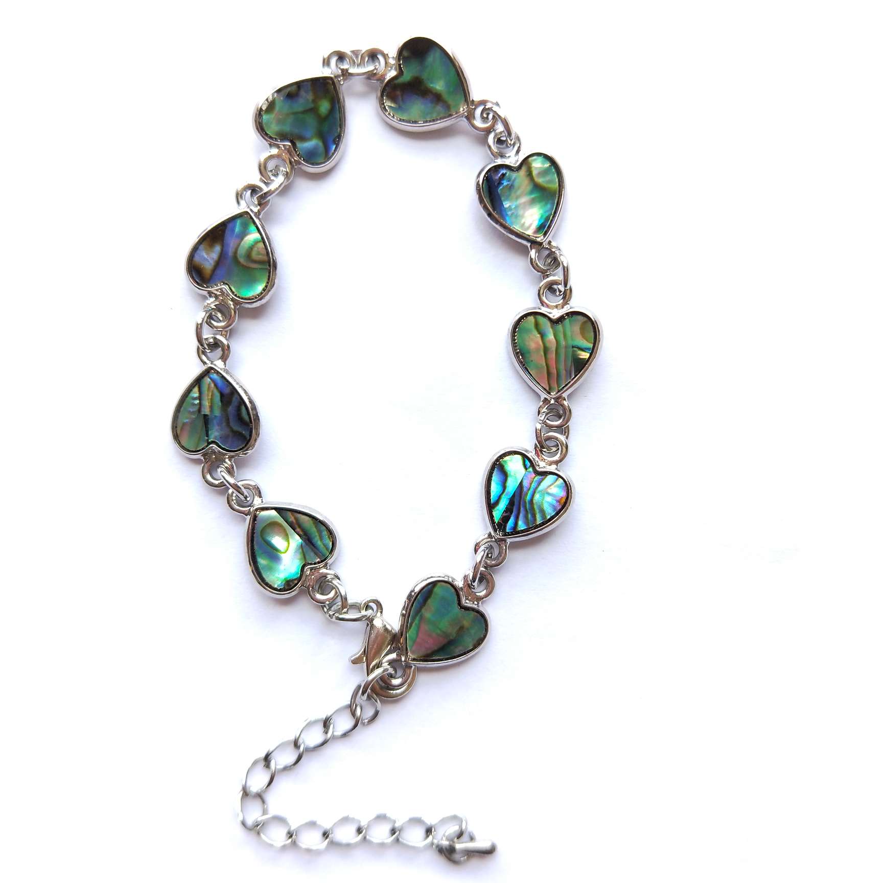 European And American Retro Personality Shell Accessories Natural Abalone Shell Bracelet Love Shaped Bracelet Abalone Shell Bracelet