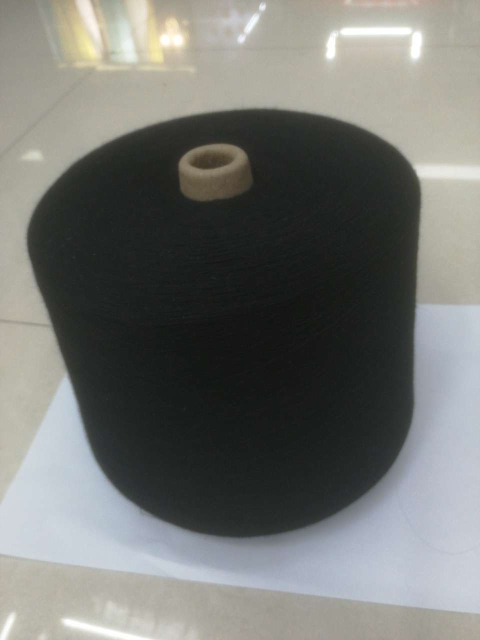 [tri-mountain yarn] 32 piezas negro semi-peinado details Picture