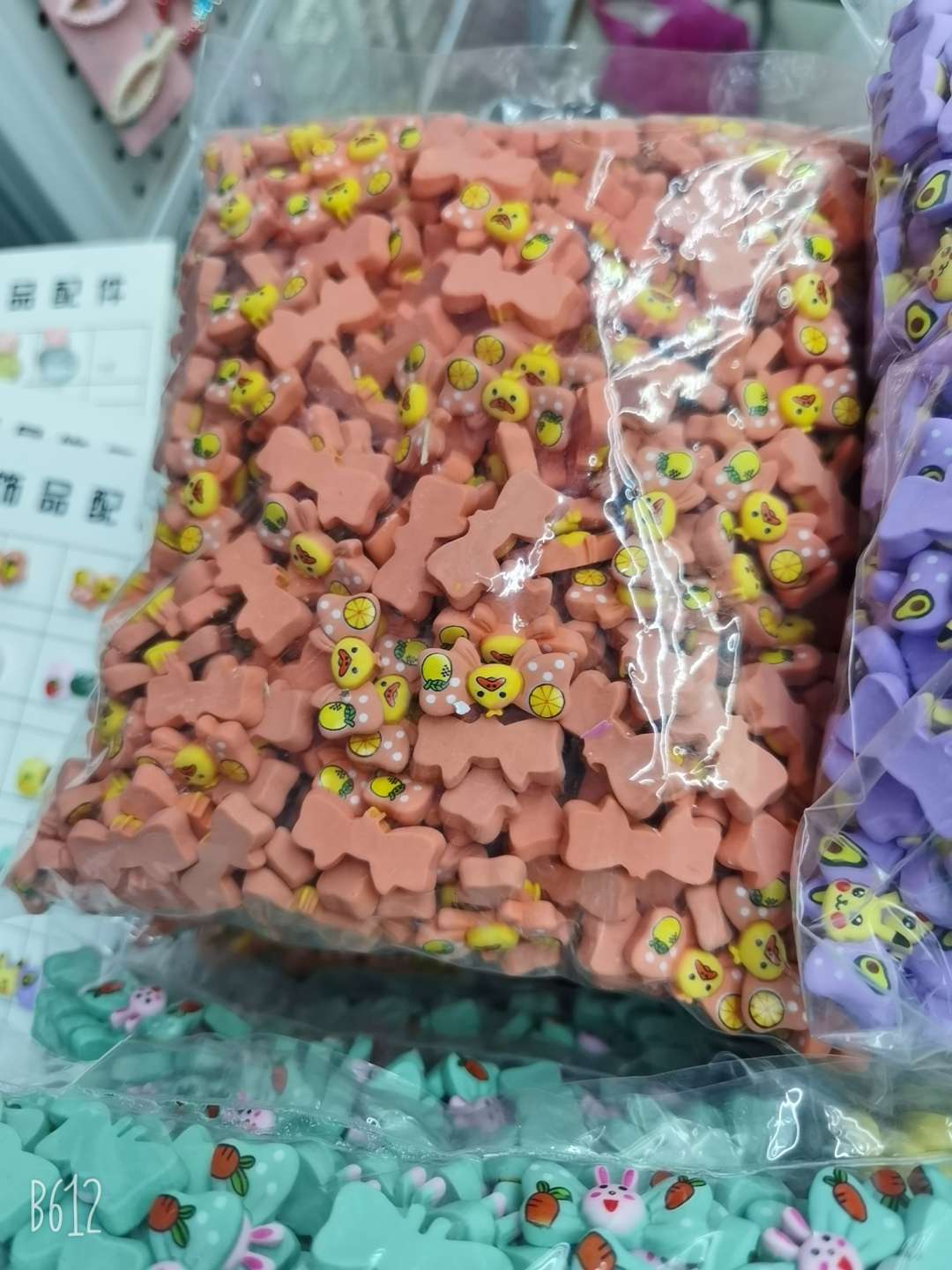 Resin bow tie, animal cartoon, fruit dumpling plate, Douyin bestseller, diy hairpin, water cup sticker, cream glue, phone case, resin accessories details Picture