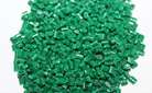 绿色塑料粒子