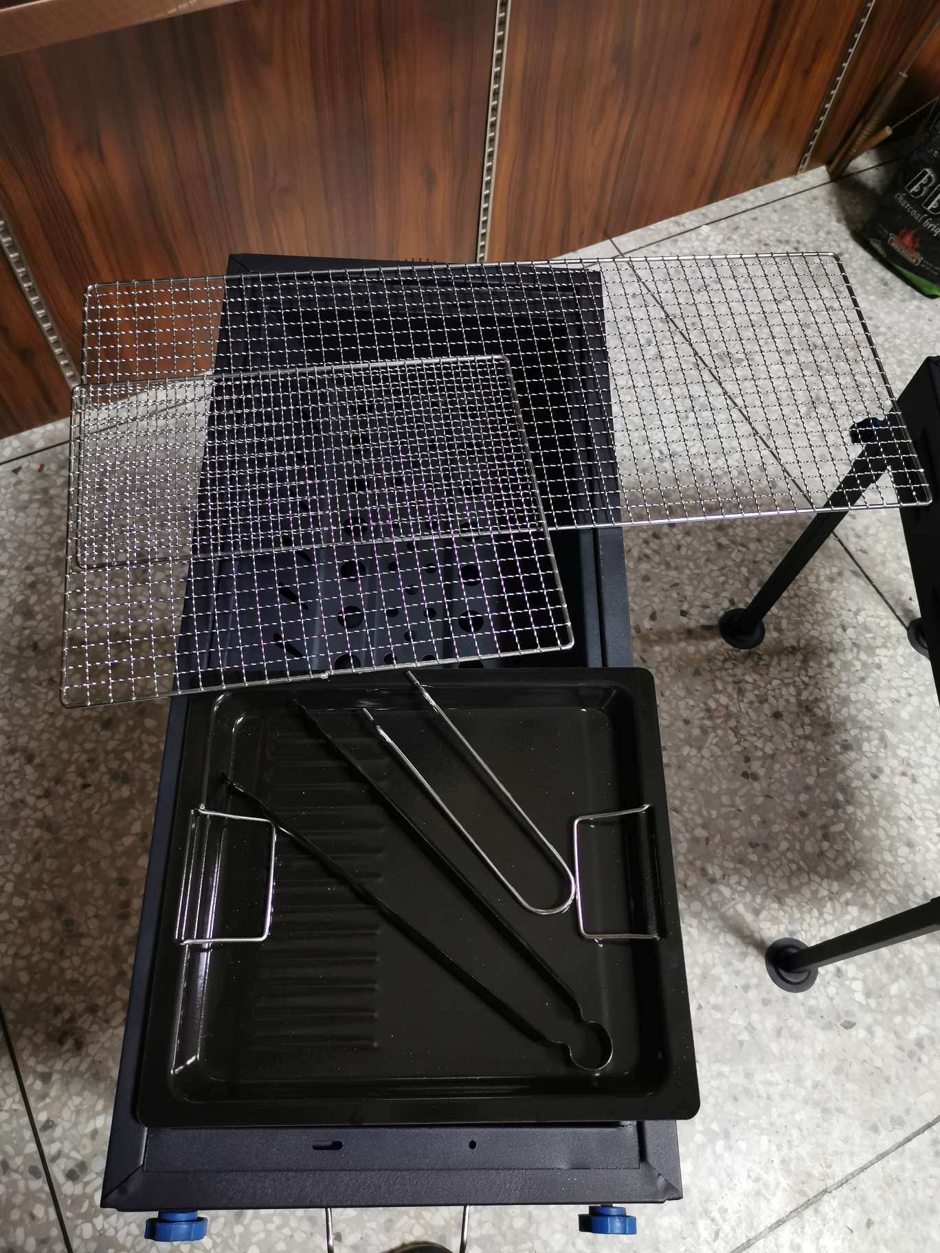 大号日式烧烤炉   磨砂大号炉 货号12黑色烧烤炉详情图8