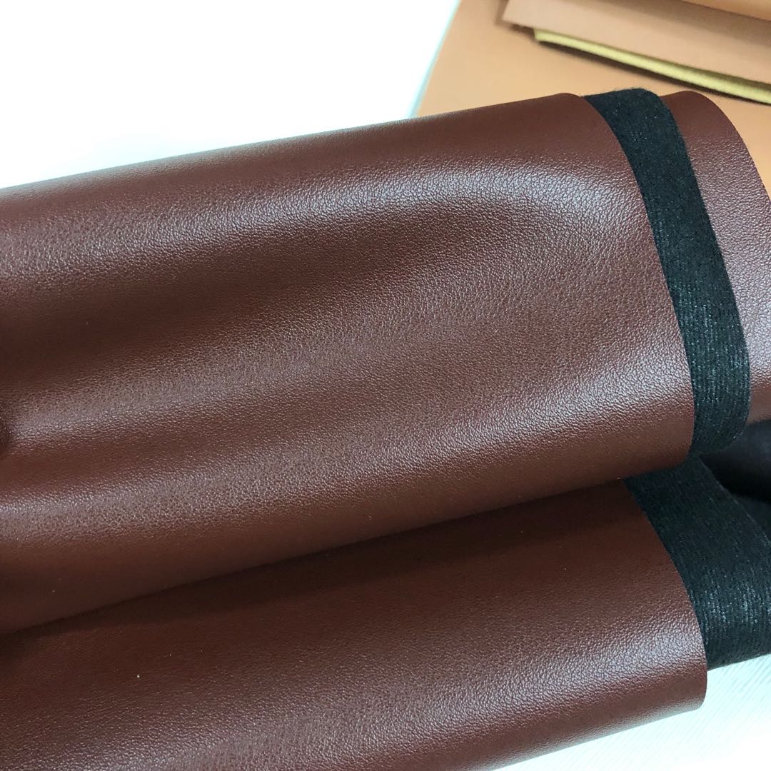 厂家直销环保细牛皮纹pvc皮革箱包手袋沙发皮革面料详情图6