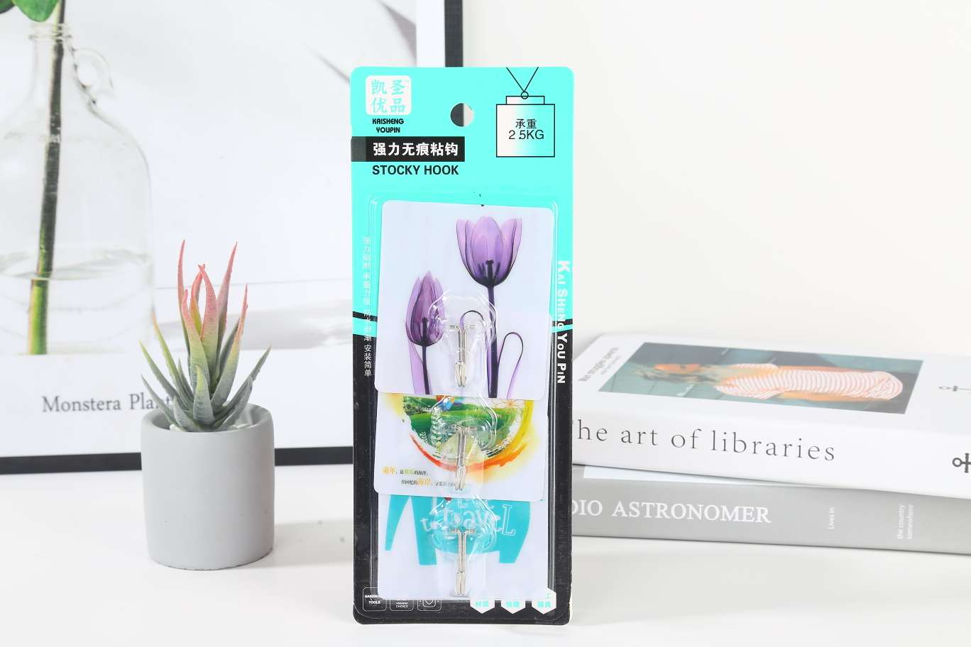 k-159厨房浴室卫生间无痕挂钩吸盘超强力粘胶挂钩瓷砖壁挂免钉承重粘钩细节图