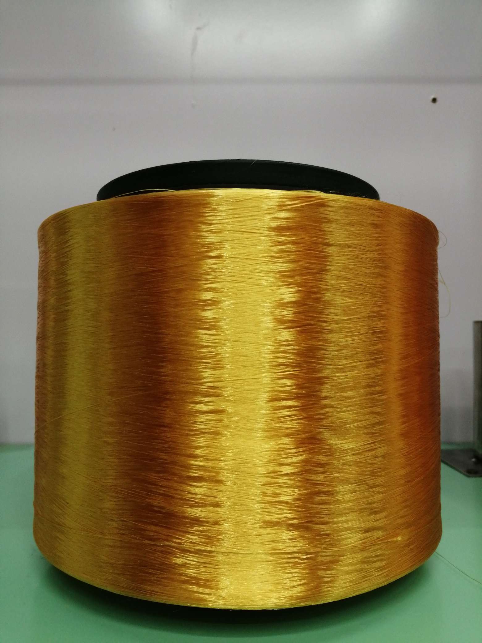 Polyester yarn FDY color silver series yellow silk sewing thread thumbnail