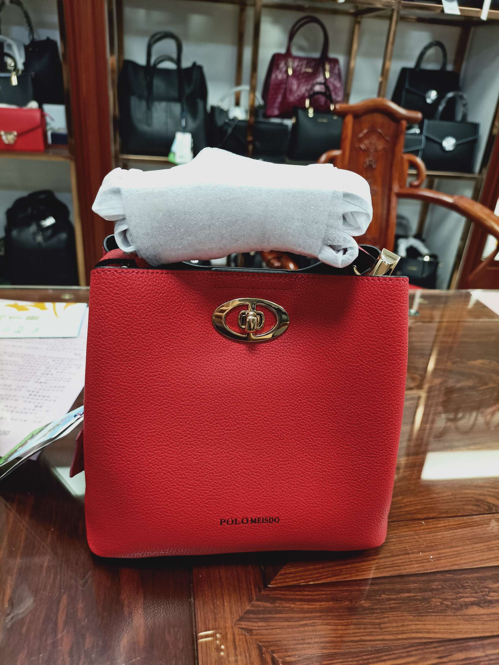 British Paul genuine leather crossbody women's bag undefined