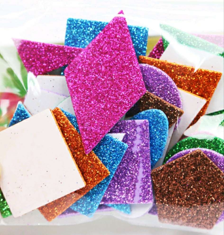 Gold powder patch, gold powder sponge patch, EVA patch details Picture