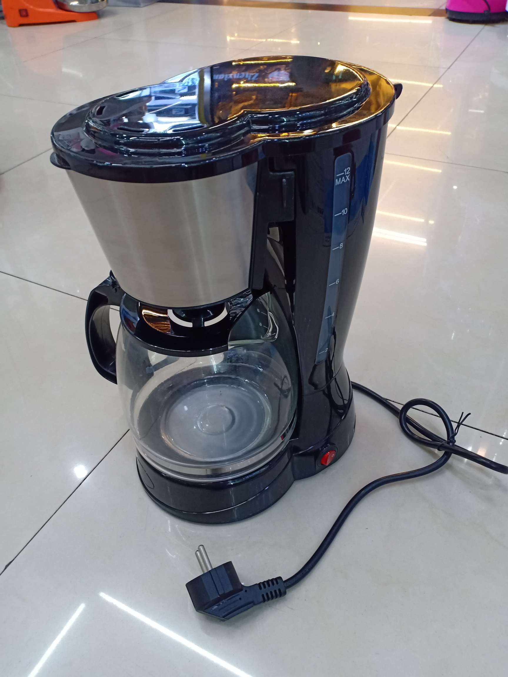 Foreign trade export household and commercial dual-purpose drip coffee machine, mini portable coffee machine, Italian coffee machine Item Picture