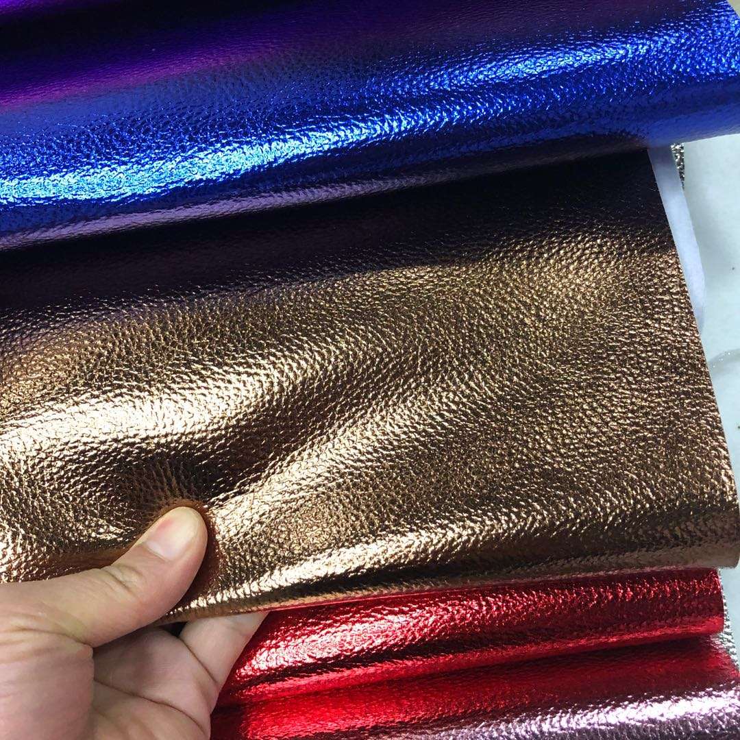 Factory direct sales of new seven-color lychee pattern luggage, leather fabric, film, lychee new European standard, environmentally friendly Application Scenario