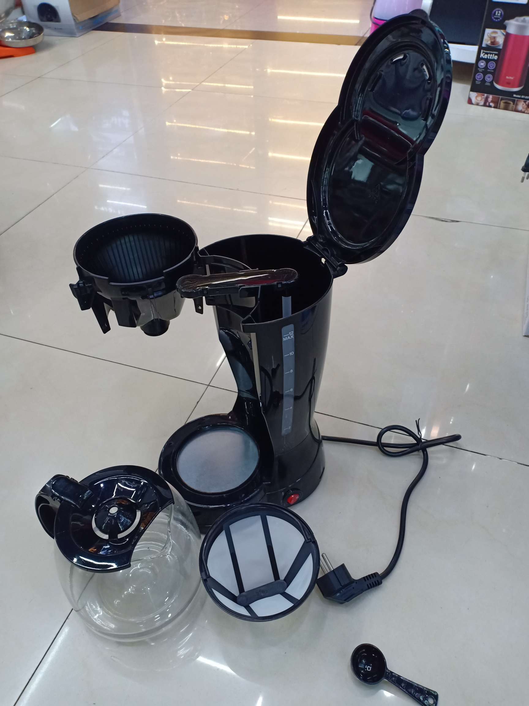 Foreign trade export household and commercial dual-purpose drip coffee machine, mini portable coffee machine, Italian coffee machine Specification image