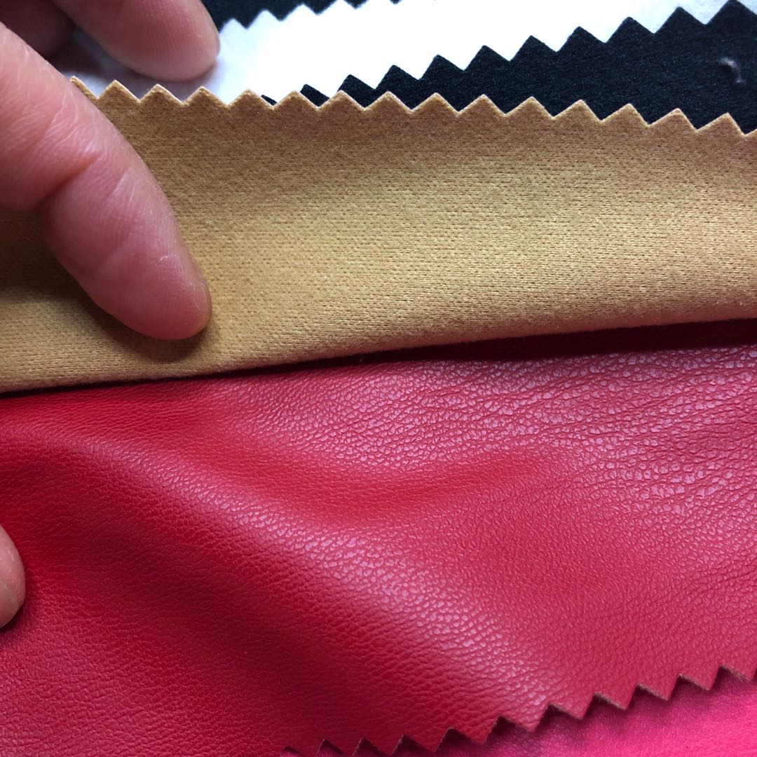 Factory direct sales of elastic pu clothing leather fabric for men's, women's and children's clothing, leather jackets and leather pants fabric in stock Item Picture