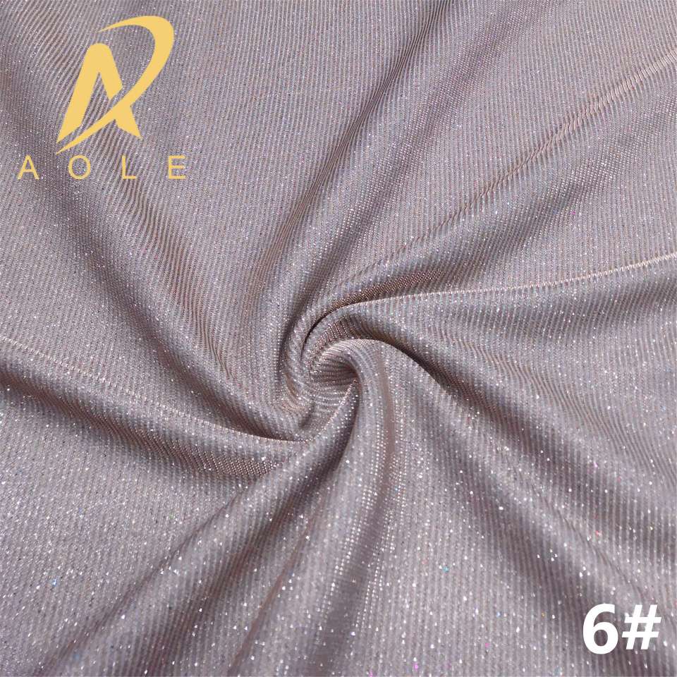 Slide filament composite gold powder glitter, stage dance dress, hair band, hair band, skirt, knitted fabric undefined