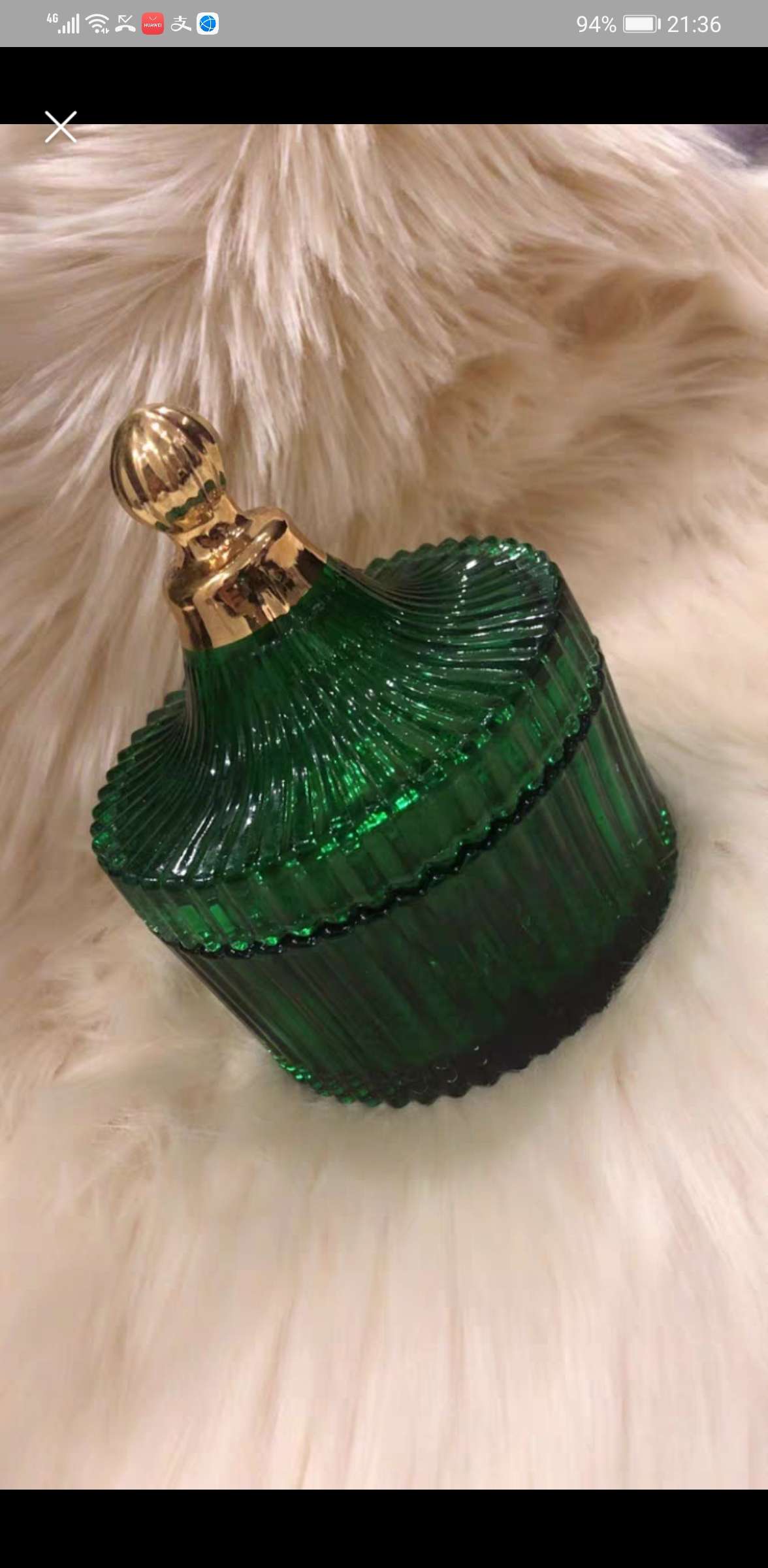 中号复古玻璃首饰盒