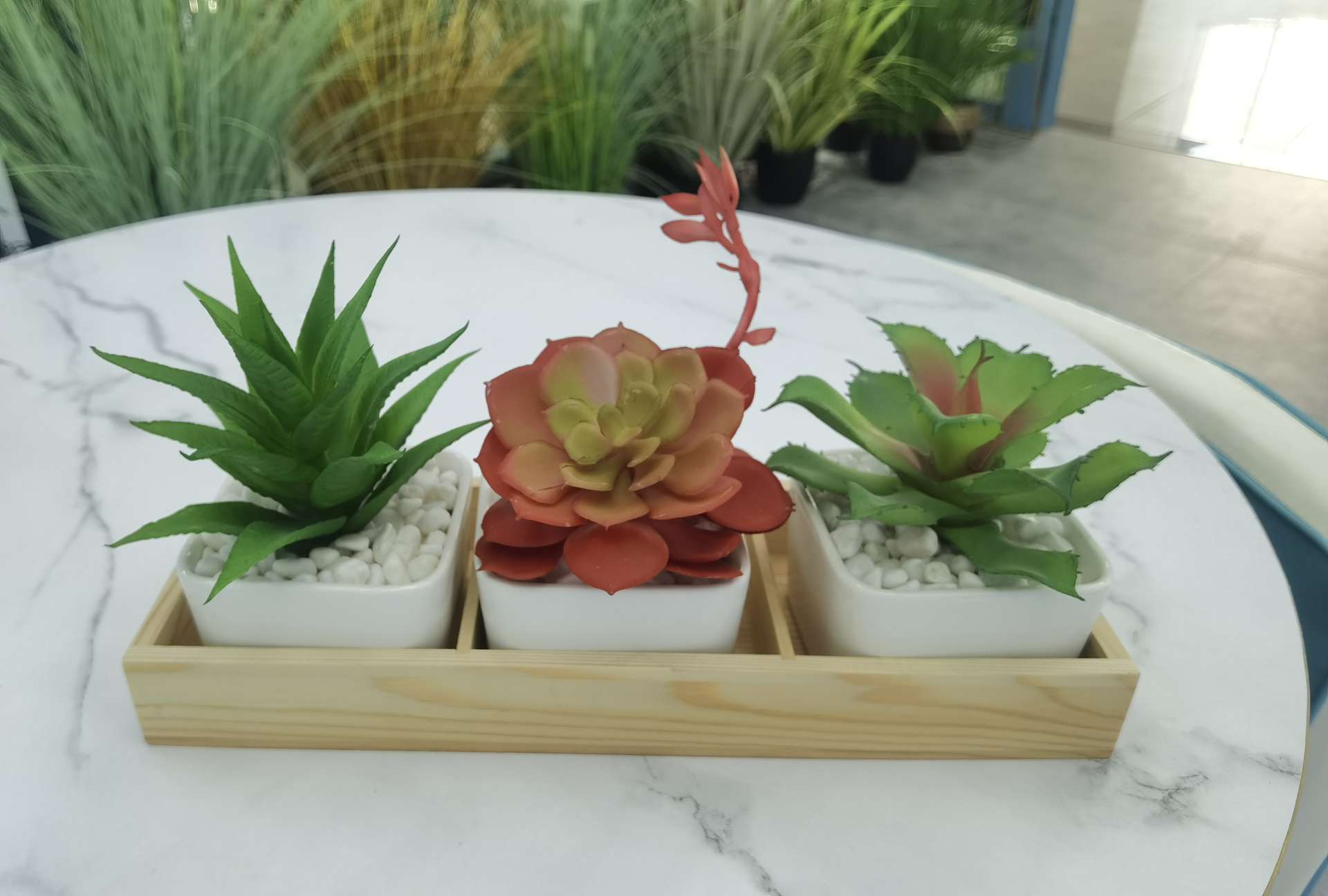 Simulated succulent plant potted plants, bonsai sets, home decoration items, coffee tables, TV cabinets, dining tables, tabletop decorations, best-selling products for foreign trade undefined