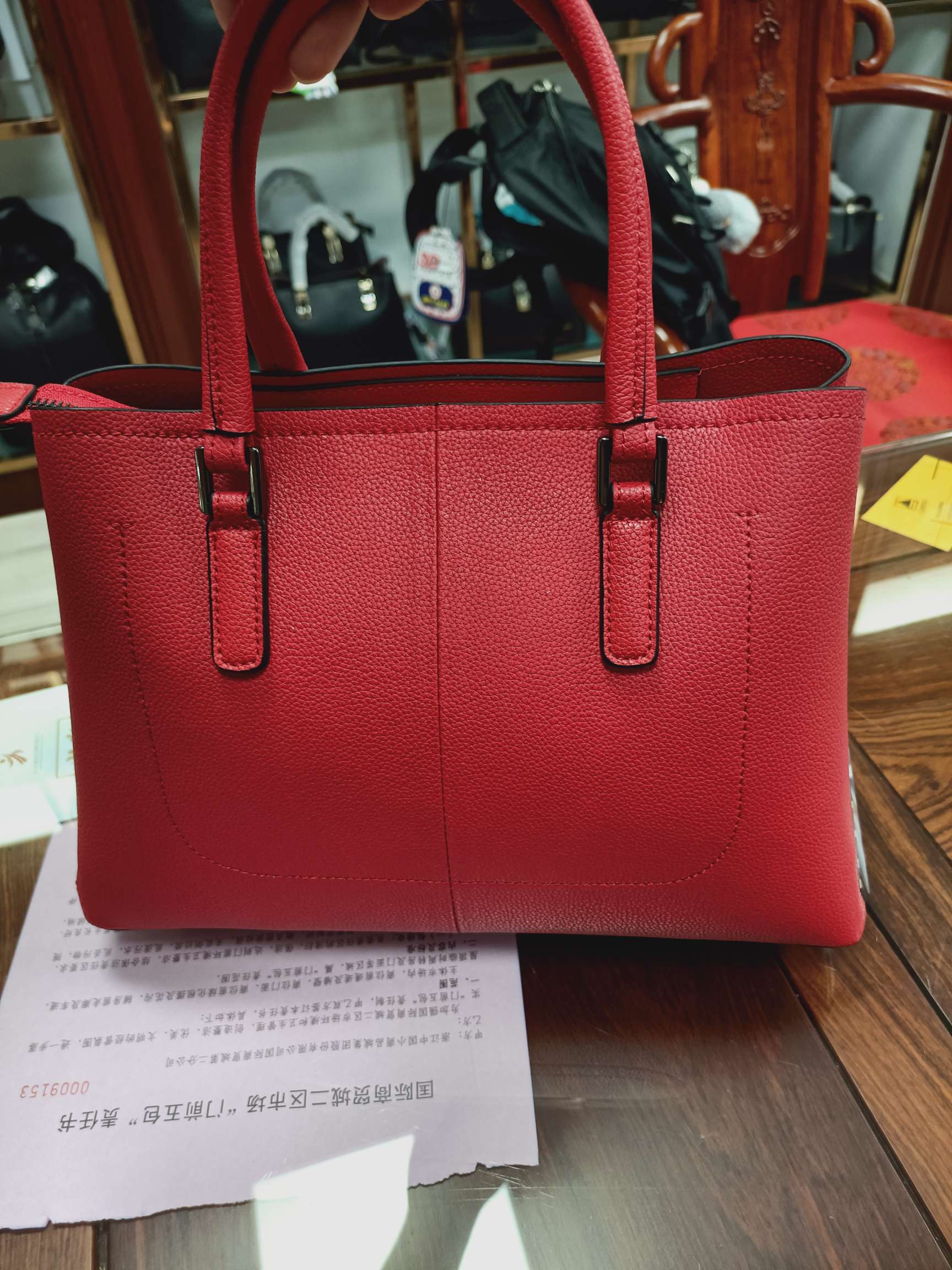 British Paul genuine leather women's bag P19016-2B Item Picture