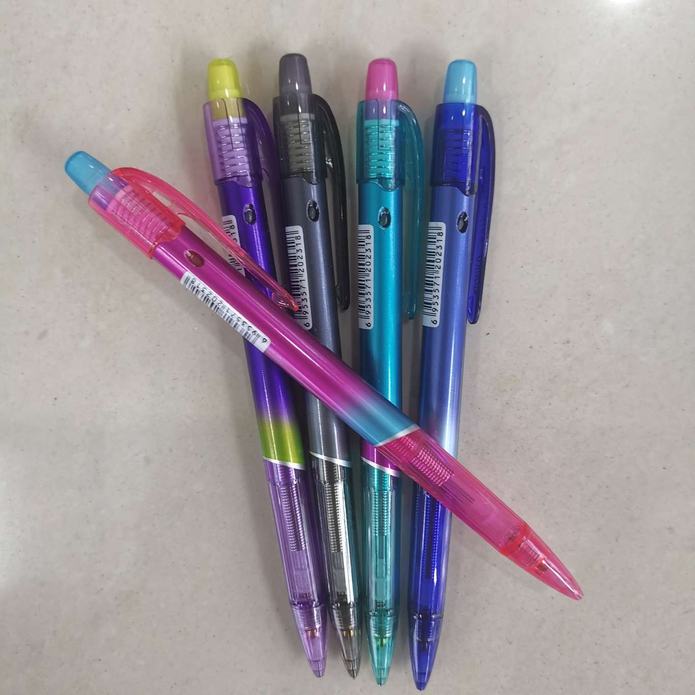 Gradient printing automatic pencil, shake pen
