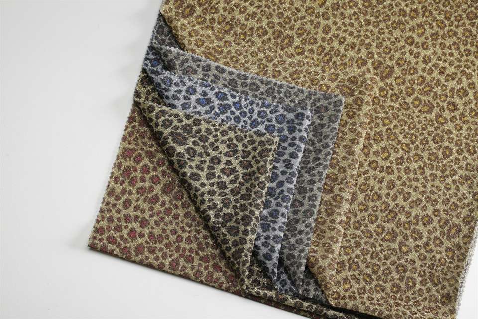 Leopard Print Thread Cloth Gold Thread Cloth Headdress Muslim Headscarf Women's Skirt Fabric undefined