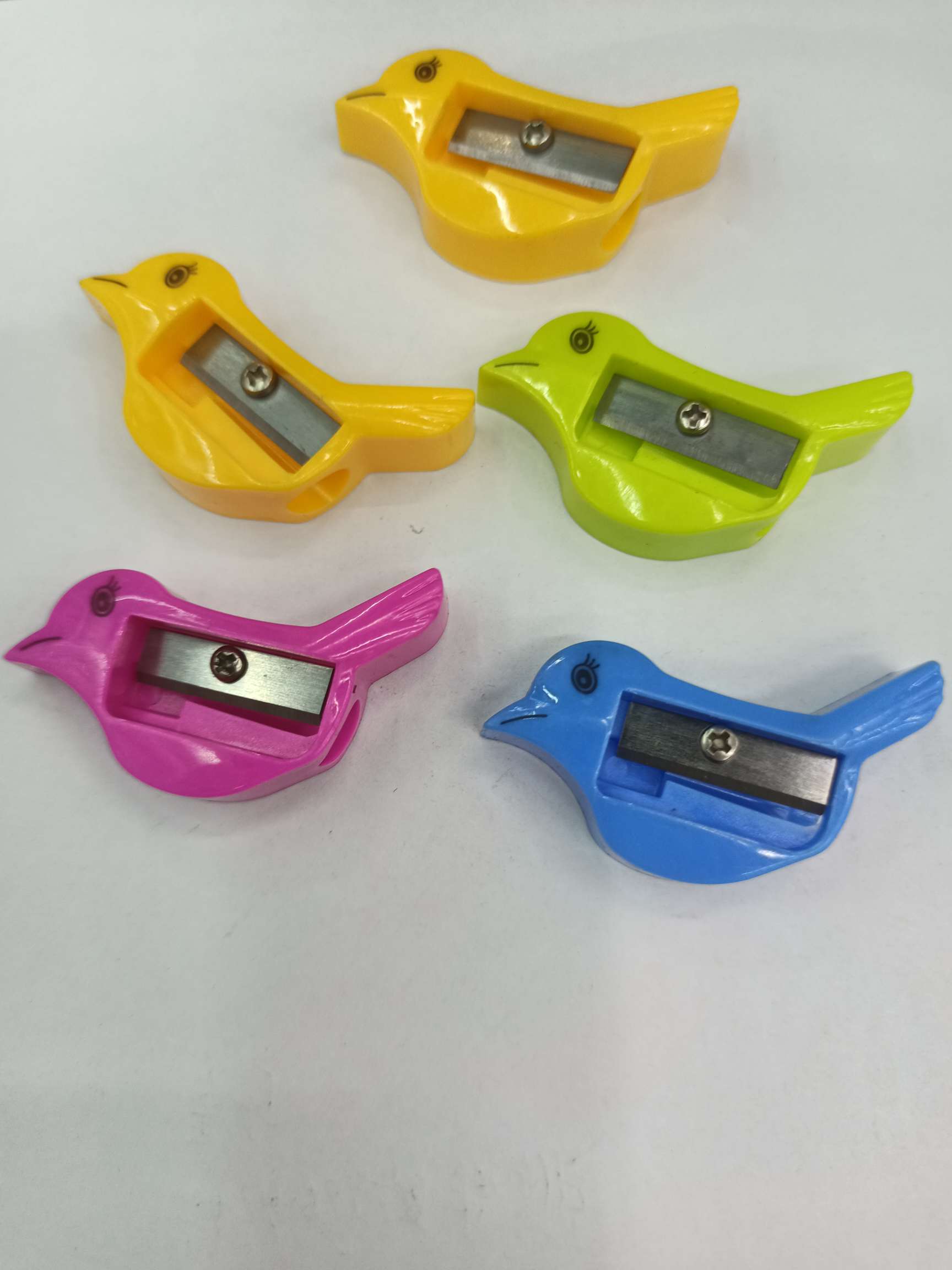 工厂直销可爱小鸟型卷笔刀削笔器欢迎新老顾客订购，可定制产品图