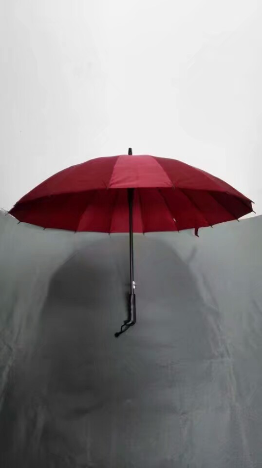 56公分16条彩虹伞白底实物图