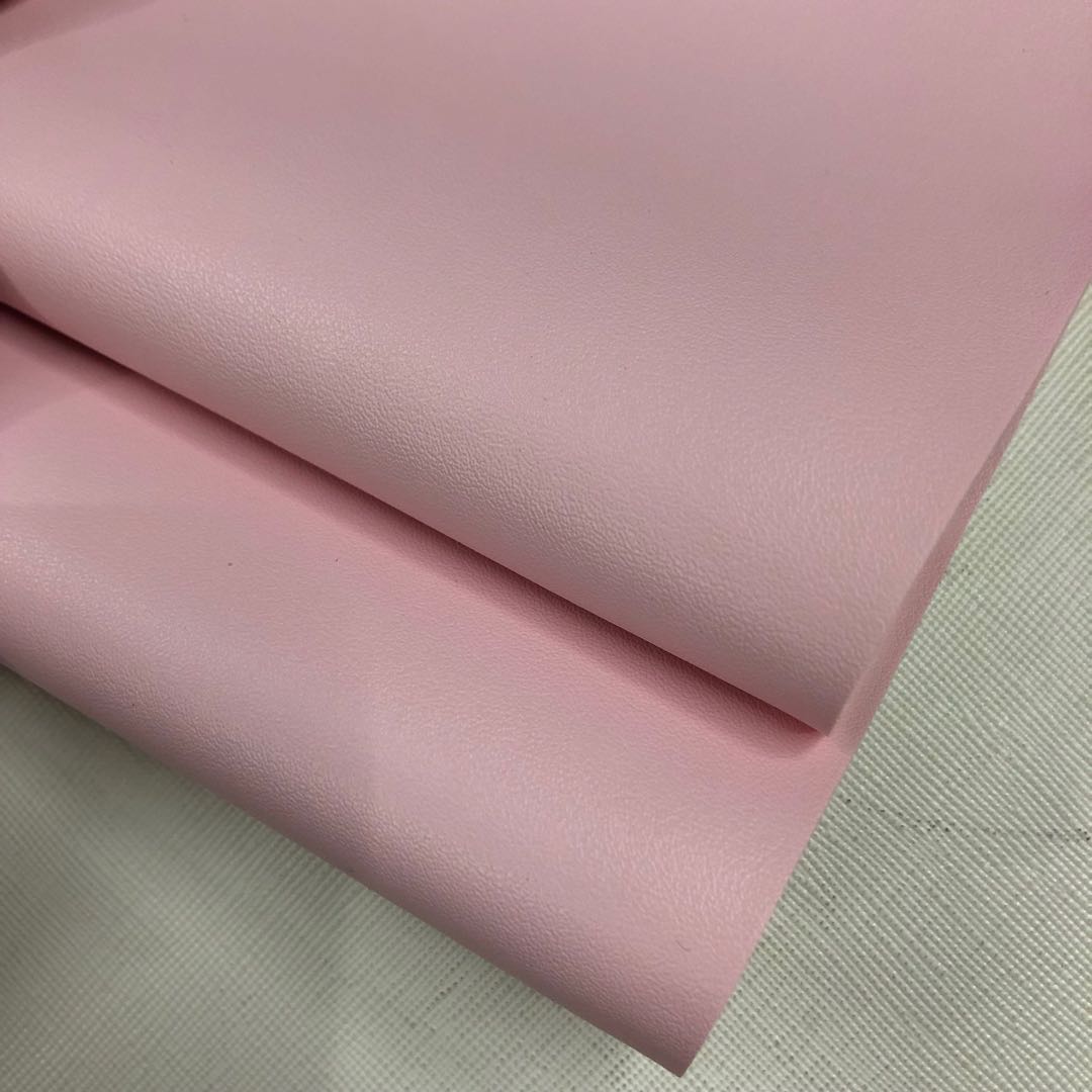 厂家直销环保细牛皮纹pvc皮革箱包手袋沙发皮革面料细节图