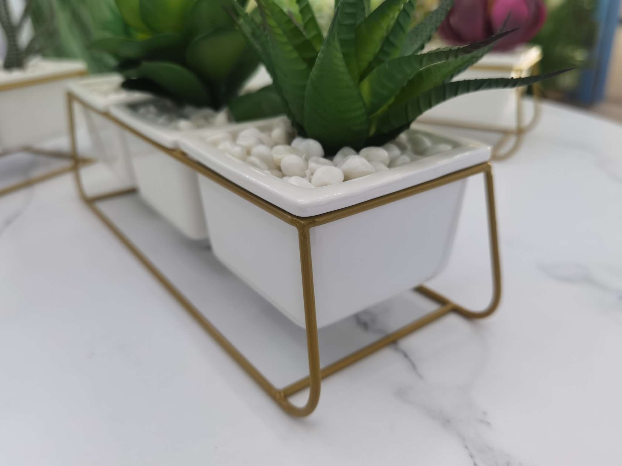 Simulated succulent plant potted plants and bonsai combination sets, home decoration ornaments, coffee tables, TV cabinets, dining table surface decorations, foreign trade retail undefined