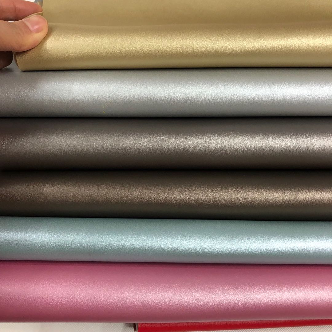 Factory direct sales of eco-friendly calfskin leather fabric pvc bag belt packaging box fabric Specification image