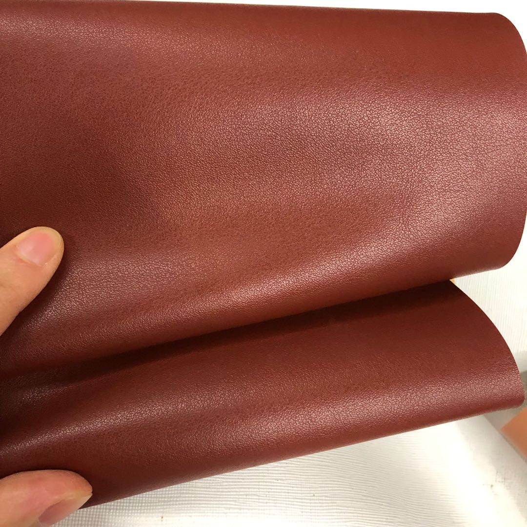 厂家直销环保细牛皮纹pvc皮革箱包手袋沙发皮革面料详情图7