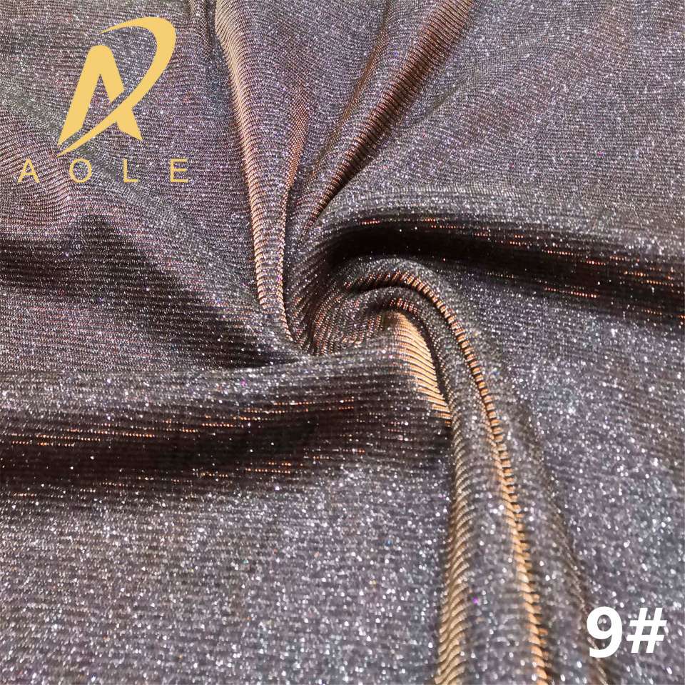 Slide filament composite gold powder glitter, stage dance dress, hair band, hair band, skirt, knitted fabric undefined