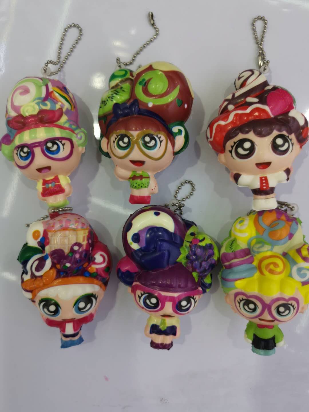 PU慢回弹挂件水果人系列