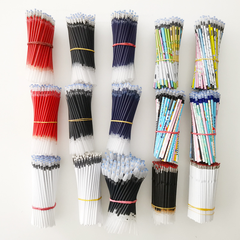 Yi Wu Hao goods full needle tube 0.5 red black blue neutral cartridge printing 0.38 water cartridge easy wipe cartridge wholesale and retail uniform neutral cartridge