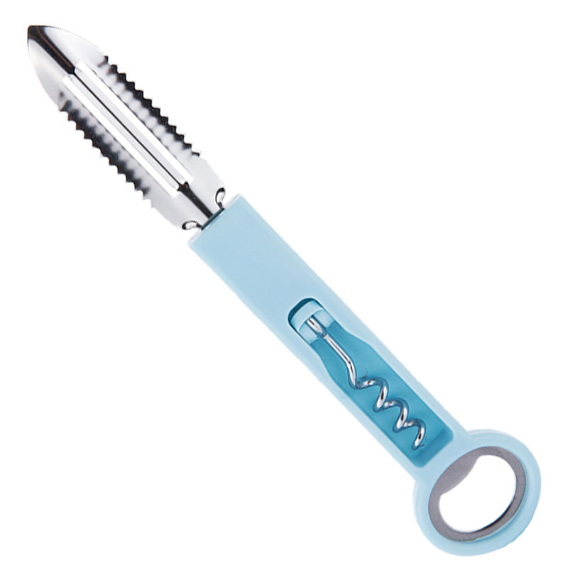 K-244 Household Multi-Functional Peeler Red Wine Boiling Fruit And Vegetable Kitchen Knife Planer Artifact Application Scenario