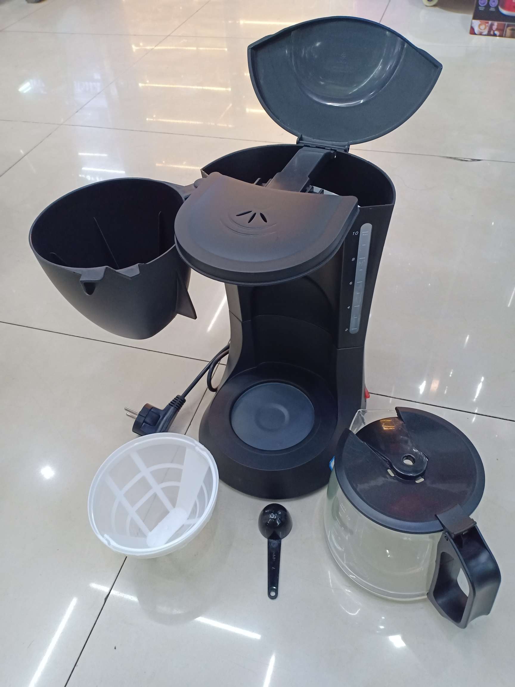 Foreign trade home and commercial dual-purpose coffee machine, Italian coffee machine, drip coffee machine, portable coffee machine Item Picture