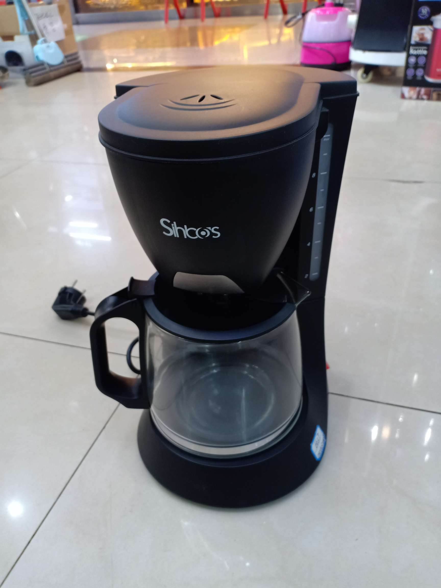 Foreign trade home and commercial dual-purpose coffee machine, Italian coffee machine, drip coffee machine, portable coffee machine details Picture