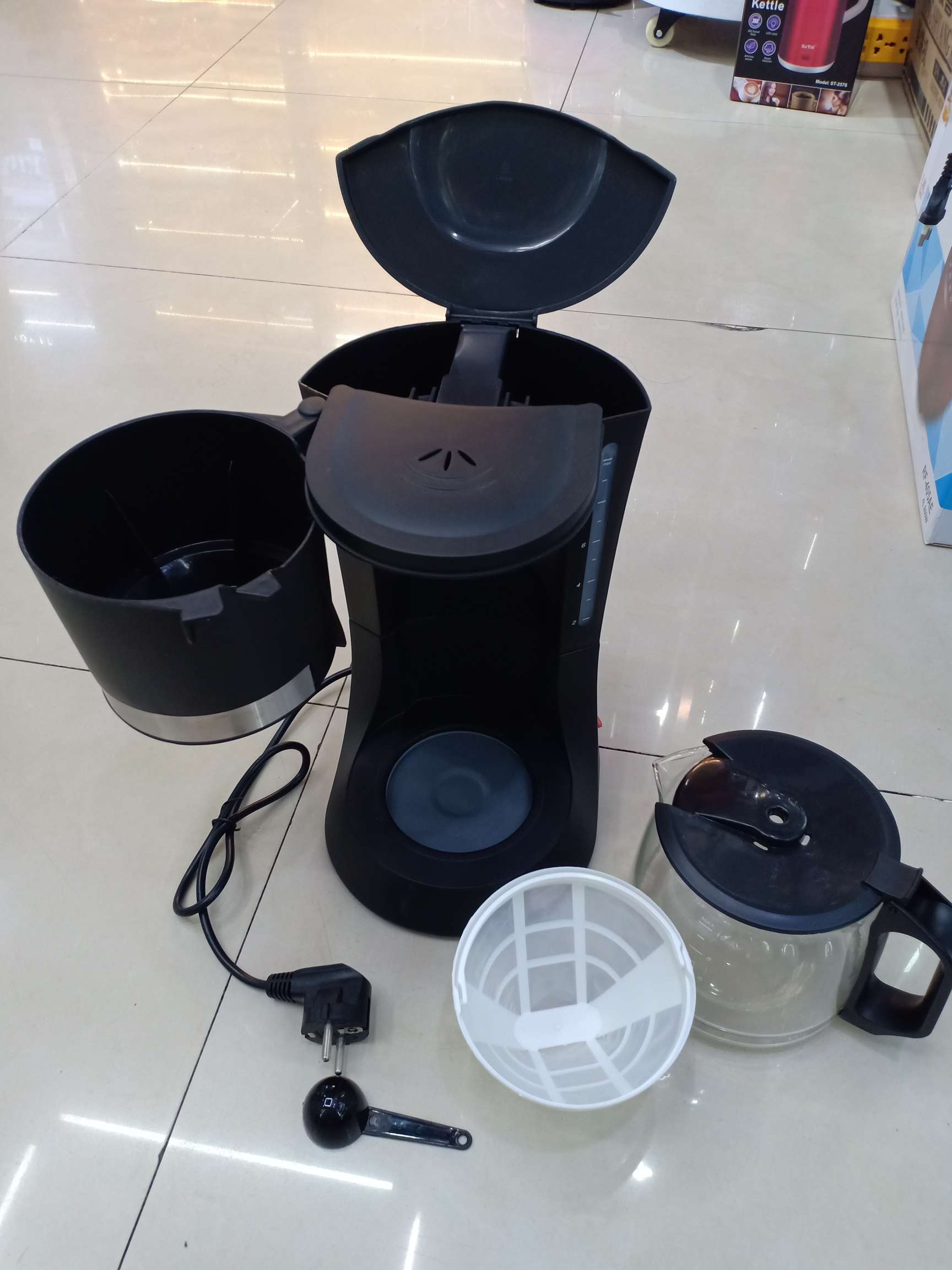 Export foreign trade home and commercial dual-purpose coffee machines, Italian coffee machines, drip coffee machines, mini coffee machines, portable coffee machines Item Picture