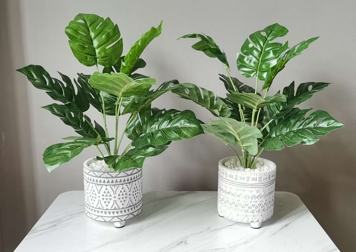 Hanlv Handicrafts' best-selling turtle-back leaf artificial plant potted plant Application Scenario