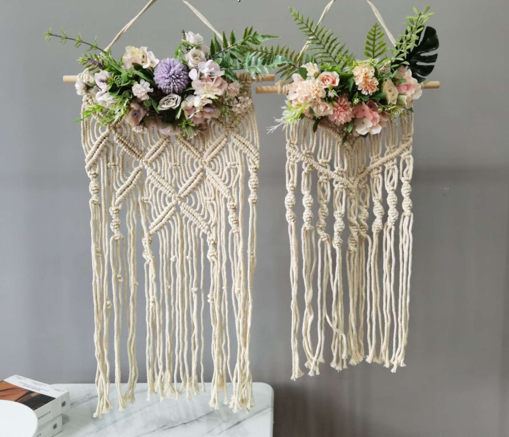 Creative simulation flower tassel wall decoration pendants Item Picture