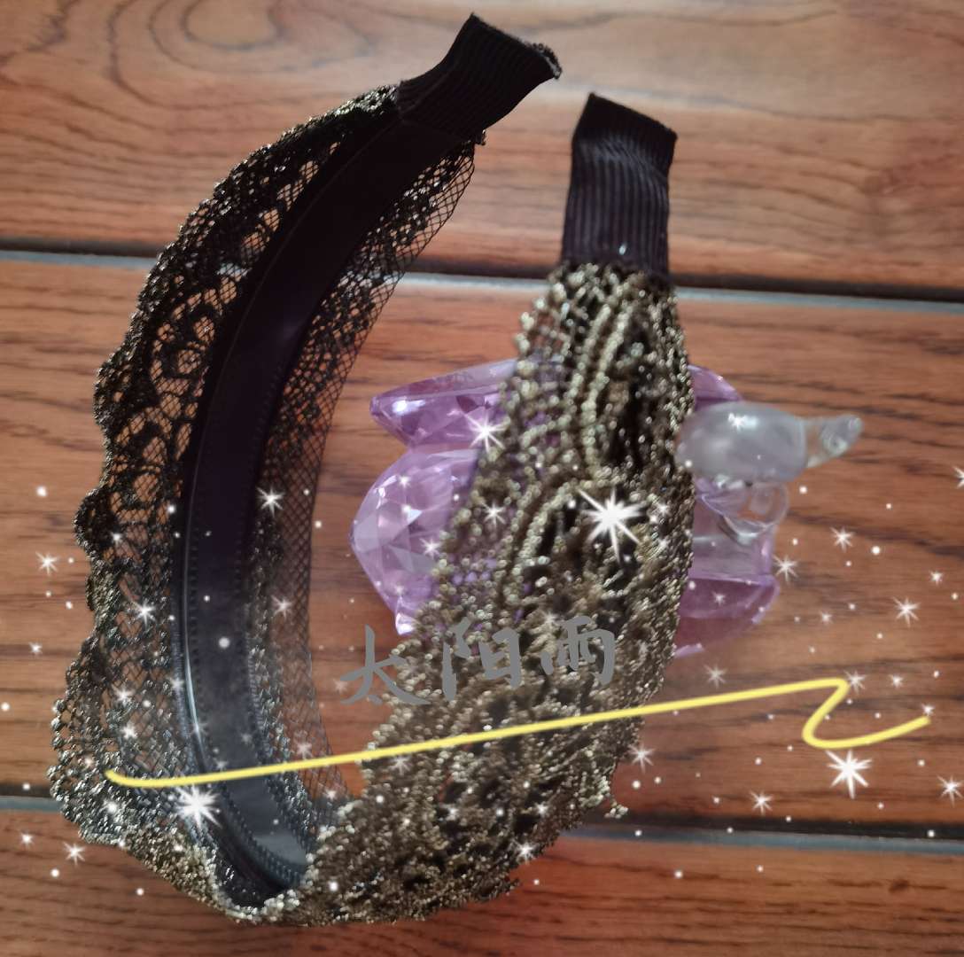 Handicraft accessories accessories flower elastic yarn net manufacturers direct selling elastic net headdress details Picture
